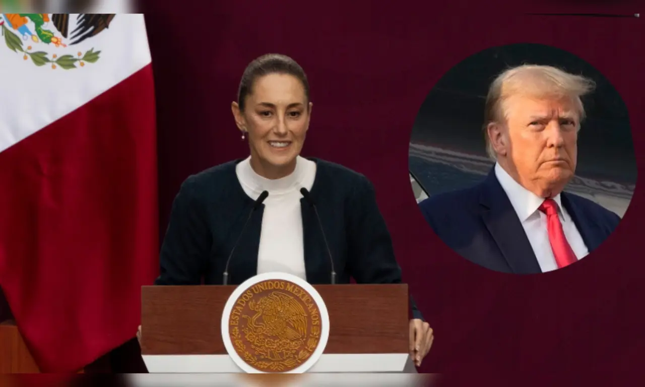  Trump asegura que Sheinbaum acordó frenar la migración; ella responde 