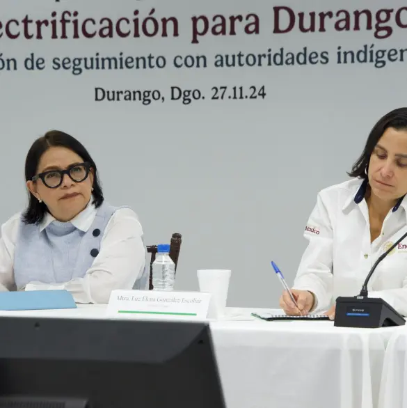 CFE y SENER avanzan en electrificación para pueblos originarios de Durango