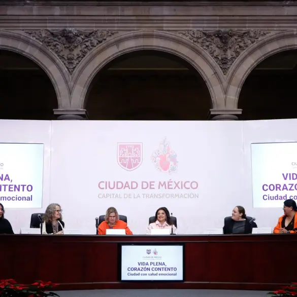 Clara Brugada presenta estrategia para atender la salud mental en CDMX