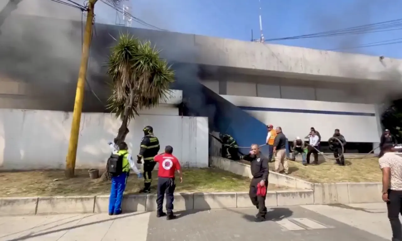  Oficinas de la Fiscalía en Gustavo A. Madero se incendiaron 