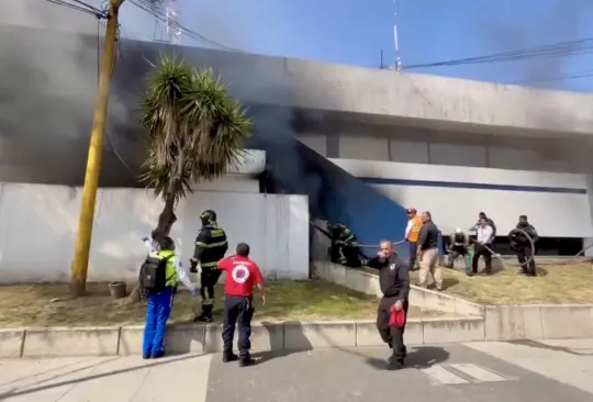 Oficinas de la Fiscalía en Gustavo A. Madero se incendiaron