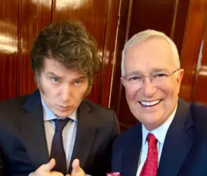 Salinas Pliego presume encuentro con Javier Milei: "¡Viva la libertad carajo!"