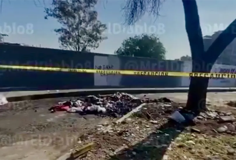 Dos migrantes detenidos por abandonar un cad&aacute;ver calcinado en la CDMX