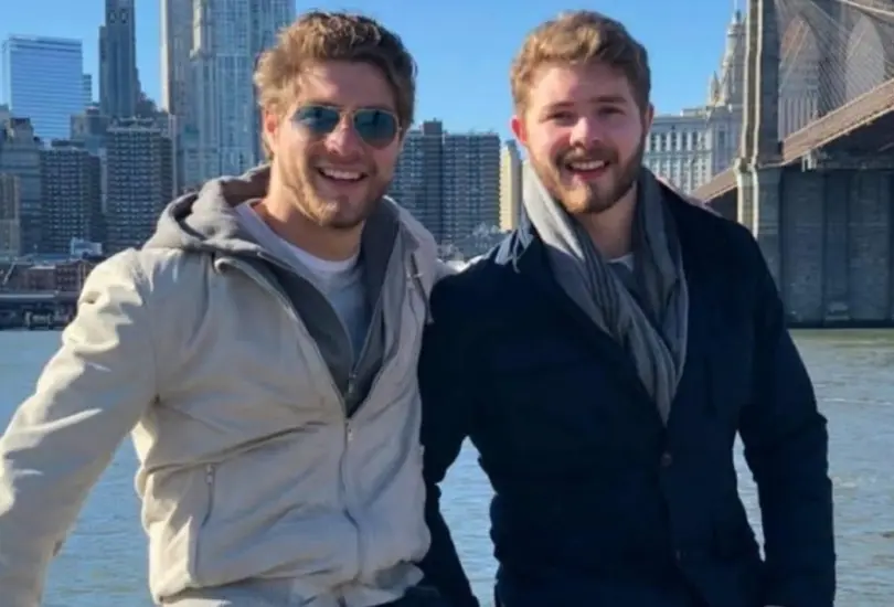 Eduardo del Villar y su hermano Eduardo del Villar y su hermano