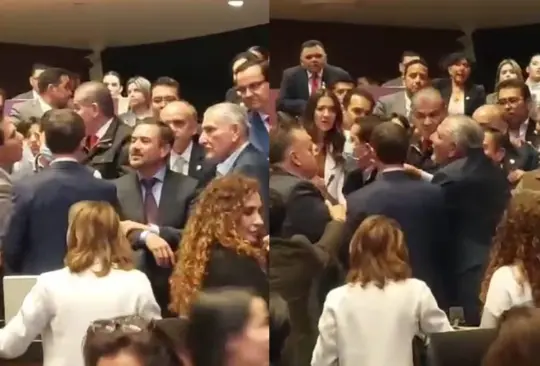 Adán Augusto López protagoniza pelea en el Senado.