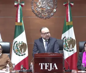 Guillermo Valls Esponda presenta segundo informe de actividades del TFJA