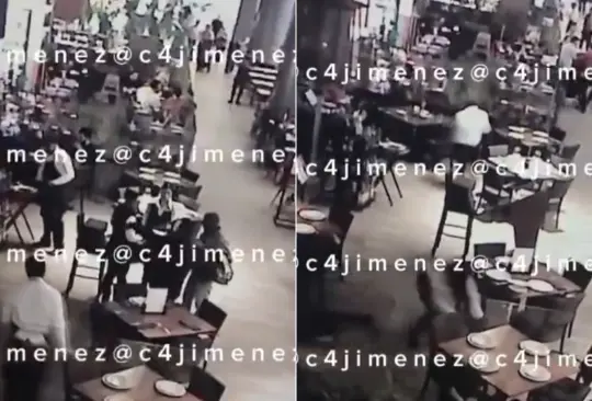 El video fue tomado de las cámaras de seguridad del lugar