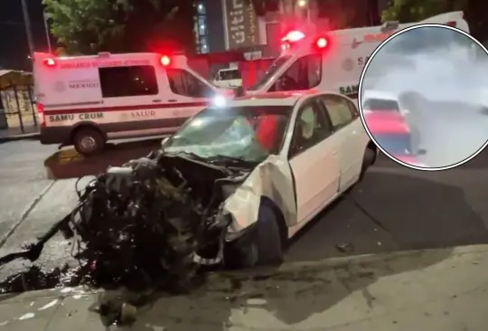 El accidente ocurrió en un par de segundos