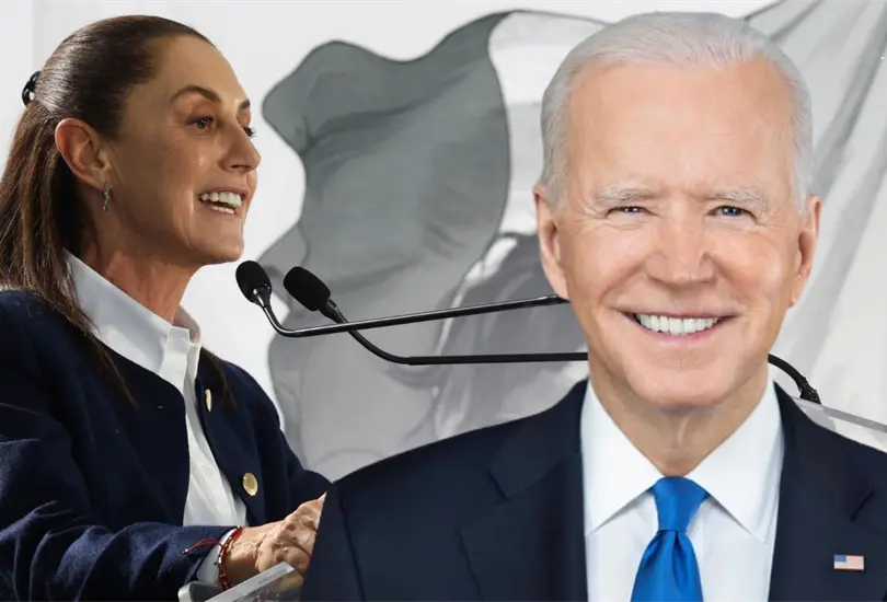 Biden agradece a Sheinbaum por decomiso hist&oacute;rico de fentanilo