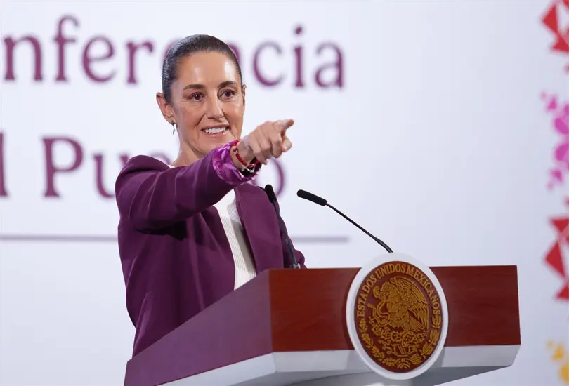 Claudia Sheinbaum invit&oacute; a Ariadna Montiel a su conferencia matutina para dar detalles de la Pensi&oacute;n