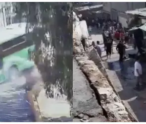 Accidente en Tlalnepantla: deja 20 heridos tras volcadura de camión de pasajeros