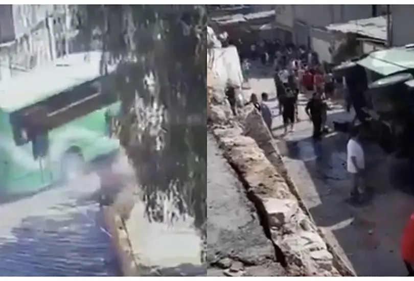 Accidente en Tlalnepantla: deja heridos tras volcadura de cami&oacute;n