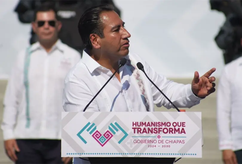 Eduardo Ram&iacute;rez, gobernador de Chiapas.
