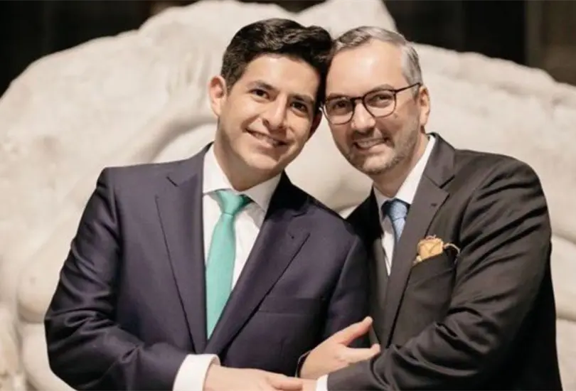 Martín Borrego se casó en el MUNAL. Martín Borrego se casó en el MUNAL.