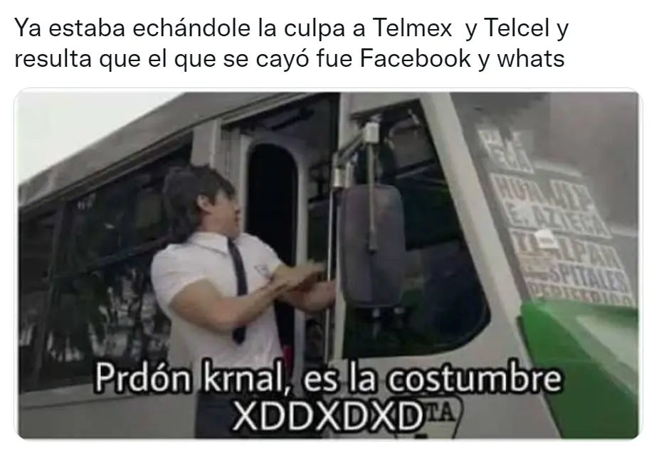 La caída masiva de los servicios de Meta dejó divertidos memes.