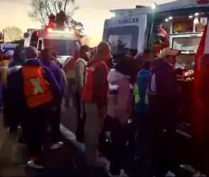 Múltiples accidentes dejan peregrinos heridos en Edomex y Tlaxcala