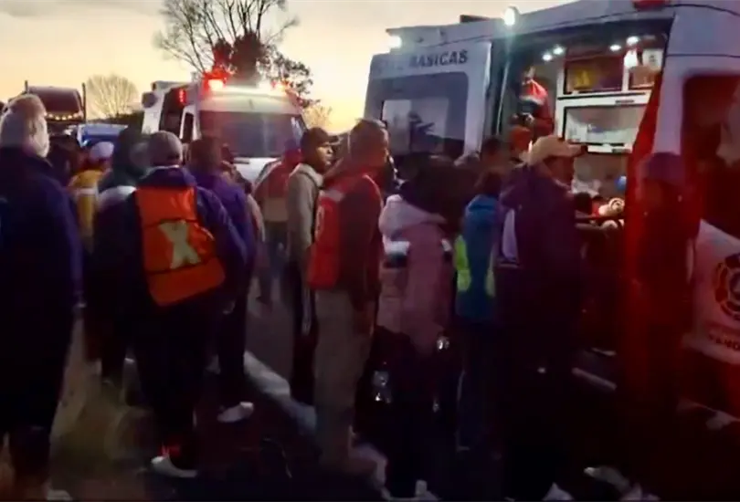 M&uacute;ltiples accidentes dejan peregrinos heridos en Edomex y Tlaxcala