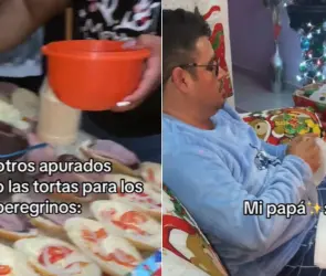 VIDEO: Familia genera risas por regalar comida a peregrinos