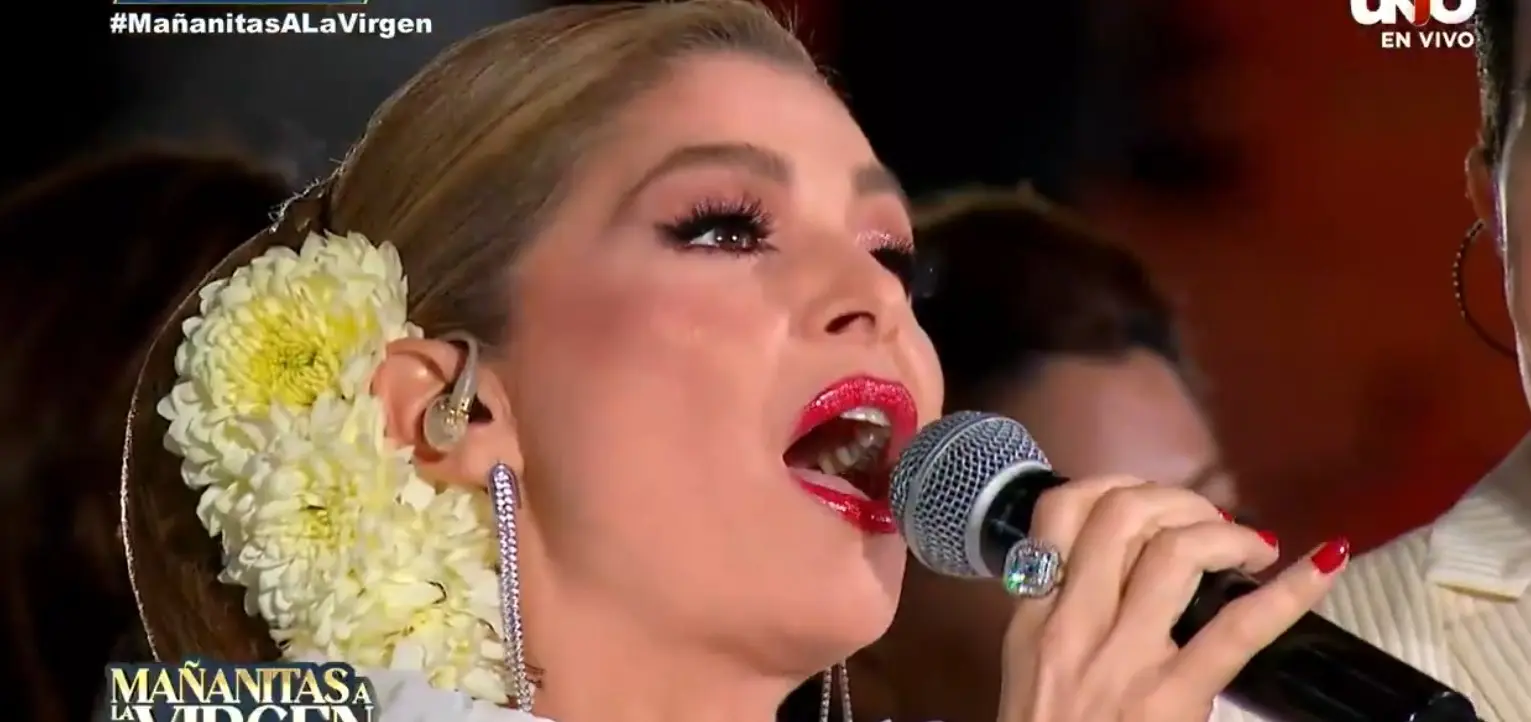 Itatí cantó junto a su familia. Especial.