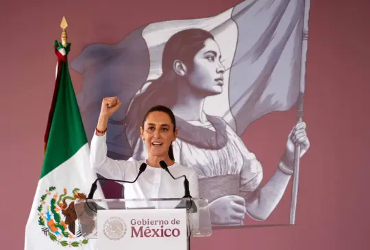 Claudia Sheinbaum se encuentra en el sur del país conmemorando el primer aniversario del Tren Maya