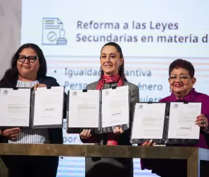 Claudia Sheinbaum firma decretos en pro de la igualdad sustantiva
