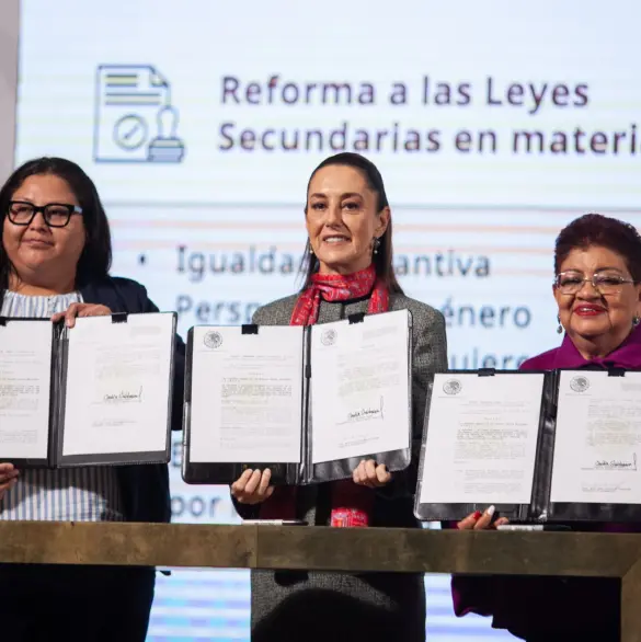 Claudia Sheinbaum firma decretos en pro de la igualdad sustantiva