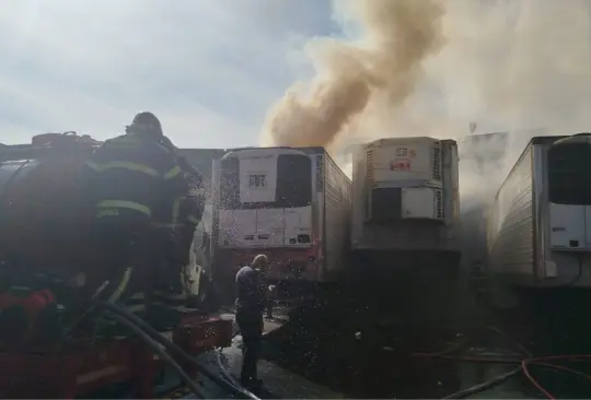 EL incendio fue controlado por el cuerpo de bomberos