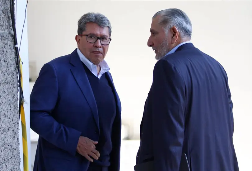 La disputa entre Ricardo Monreal y Ad&aacute;n Augusto en Morena.