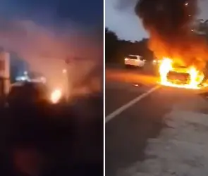 Arde Villahermosa: las imágenes impactantes del motín en el penal y toma de calles