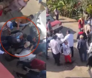 VIDEO: Exhiben al presidente municipal de Ixtlahuaca golpeando a una mujer en Oaxaca