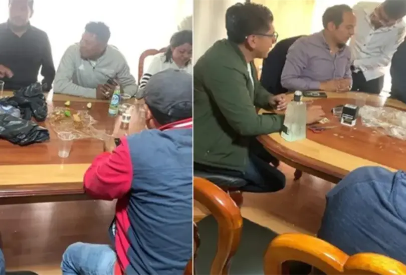 El alcalde de Mazatecochco enfrenta cr&iacute;ticas tras admitir el uso del Sal&oacute;n de Cabildos para una reuni&oacute;n con consumo de alcohol
