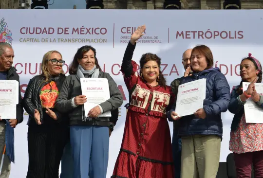 La entrega fue en el zócalo de la CDMX