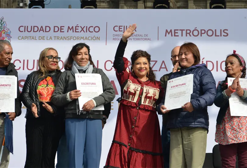 La entrega fue en el z&oacute;calo de la CDMX