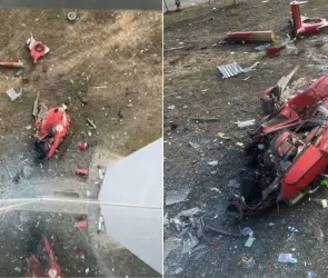 Imágenes Sensibles: Helicóptero ambulancia se estrella contra hospital