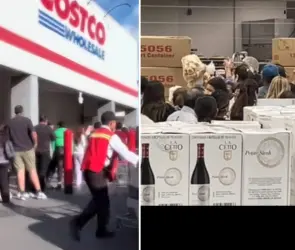 Ya no cabemos: Reportan largas filas y caos para comprar en Costco