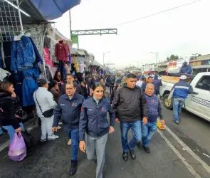 Alessandra Rojo de la Vega lidera operativo contra comercio irregular en Tepito y Lagunilla