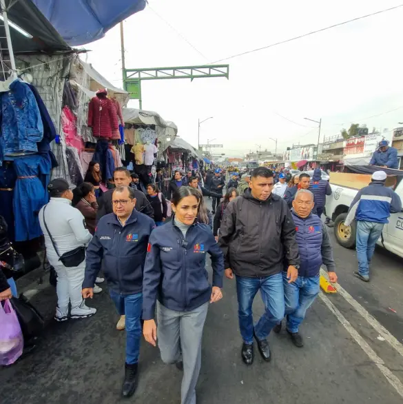 Alessandra Rojo de la Vega lidera operativo contra comercio irregular en Tepito y Lagunilla