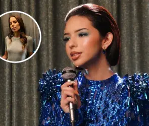 Reportero confunde a Ángela Aguilar con su prima Majo Aguilar y la hace enojar