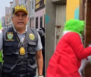Policía se disfraza de el Grinch para arrestar a líder criminal