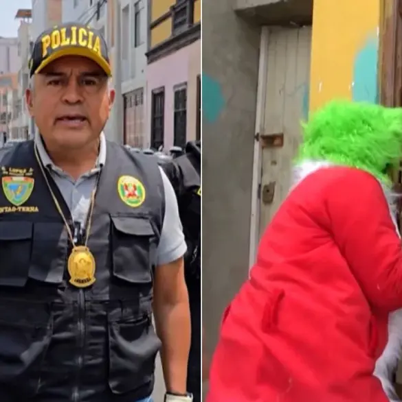 Policía se disfraza de el Grinch para arrestar a líder criminal