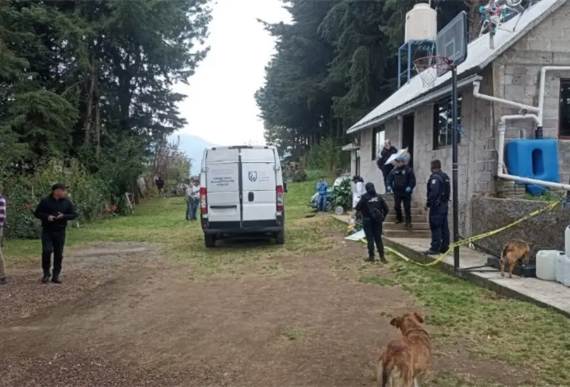 El esposo de la víctima habría descubierto el doble crimen. El esposo de la víctima habría descubierto el doble crimen.