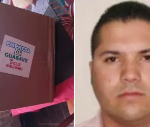 Chapo Isidro regala despensas y juguetes en Los Mochis, Sinaloa