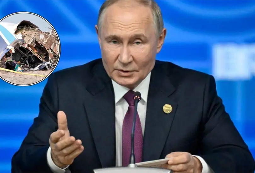 Vladimir Putin reconoci&oacute; responsabilidad en la ca&iacute;da del avi&oacute;n