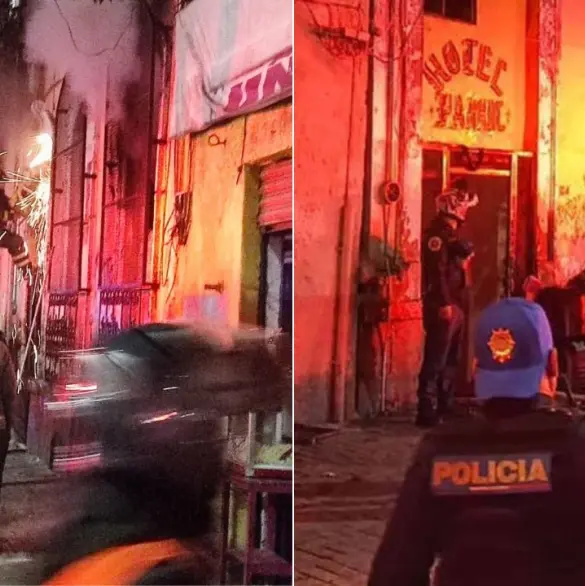 Imágenes Impactantes: así fue el aterrador incendio en un hotel de Cuauhtémoc que dejó 4 personas muertas