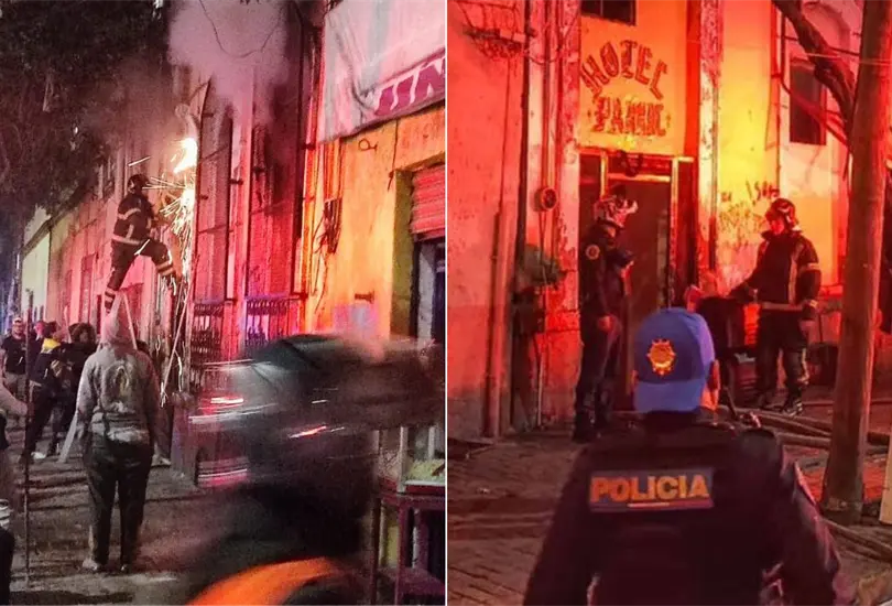 Autoridades acudieron al incendio