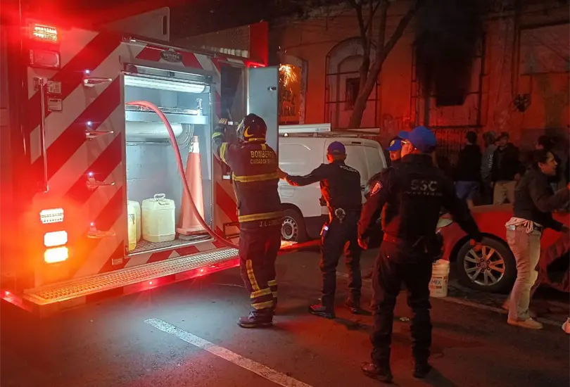 Tragedia en CDMX: cuatro fallecidos tras incendio en Hotel Parral
