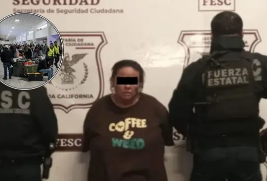 La actitud sospechosa de la mujer levantó sospechas entre la policía