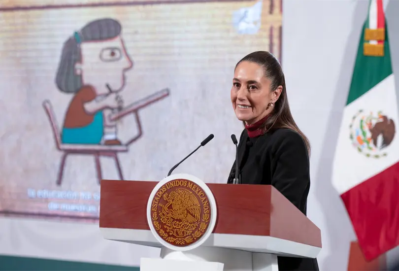 Sheinbaum asegura que 2025 ser&aacute; un a&ntilde;o prometedor para M&eacute;xico