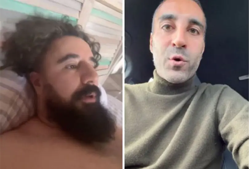 La discusión entre Álvaro Morales y Simón Levy. La discusión entre Álvaro Morales y Simón Levy.