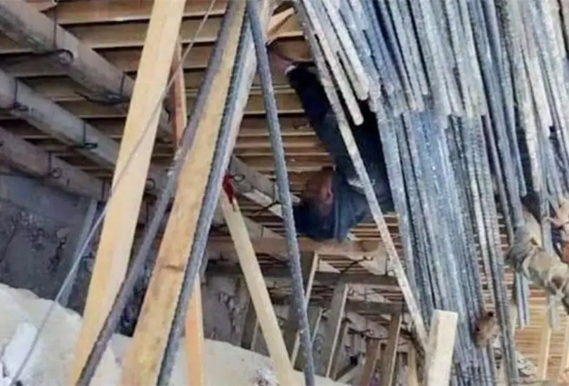 Filtran video del colapso del Tren Maya. Filtran video del colapso del Tren Maya.